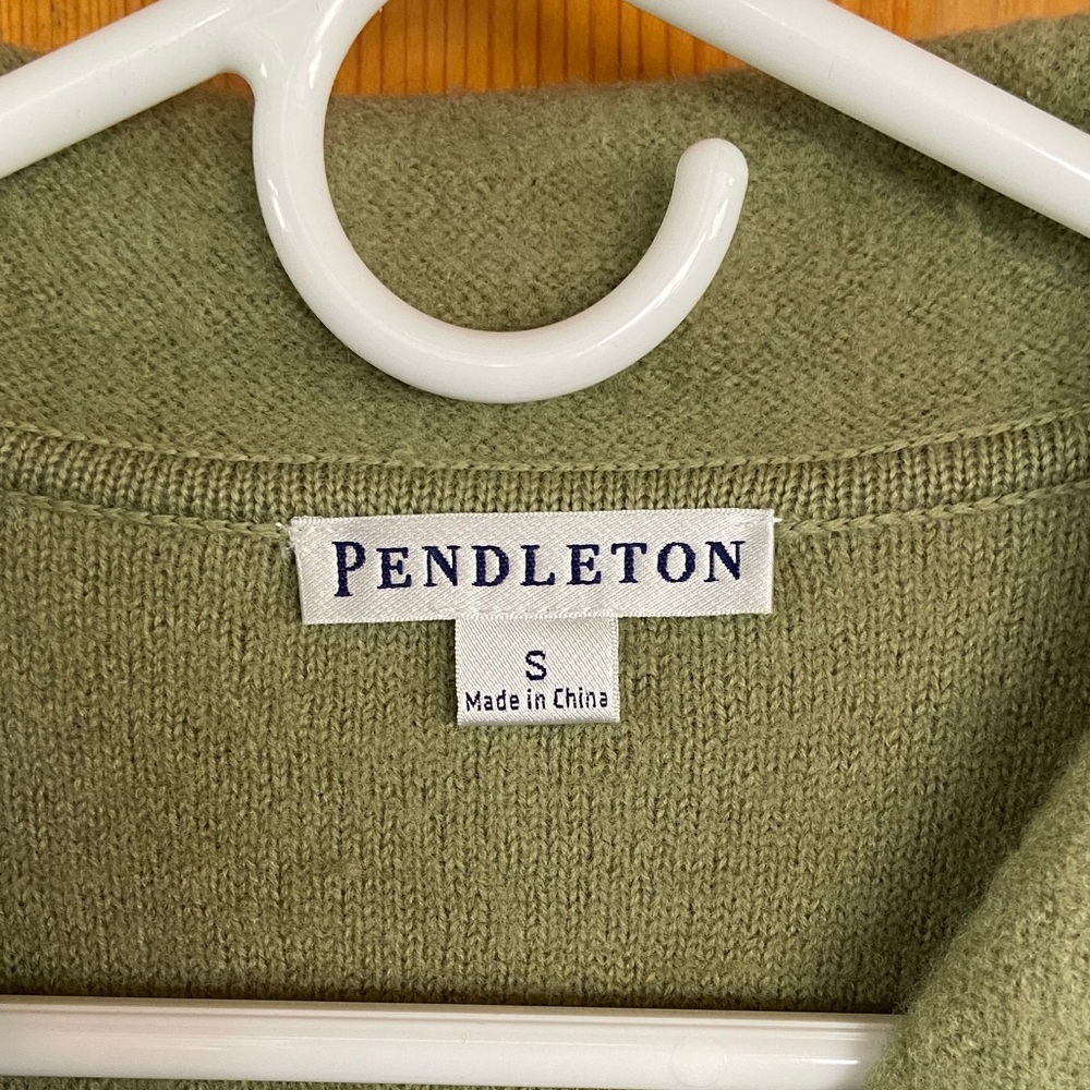Pendleton Green Embroidered Suit Jacket - image 2